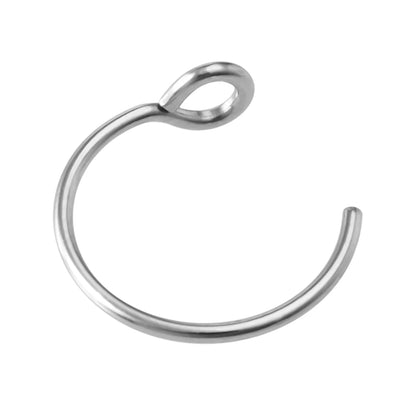 1pc Fake Nose Ring for Women Men 20G Surgical Steel Faux Piercing Jewelry