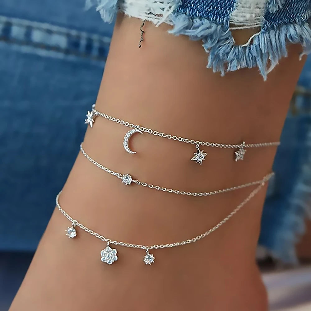 Chain Anklets for Women Foot