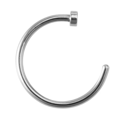 1pc Fake Nose Ring for Women Men 20G Surgical Steel Faux Piercing Jewelry