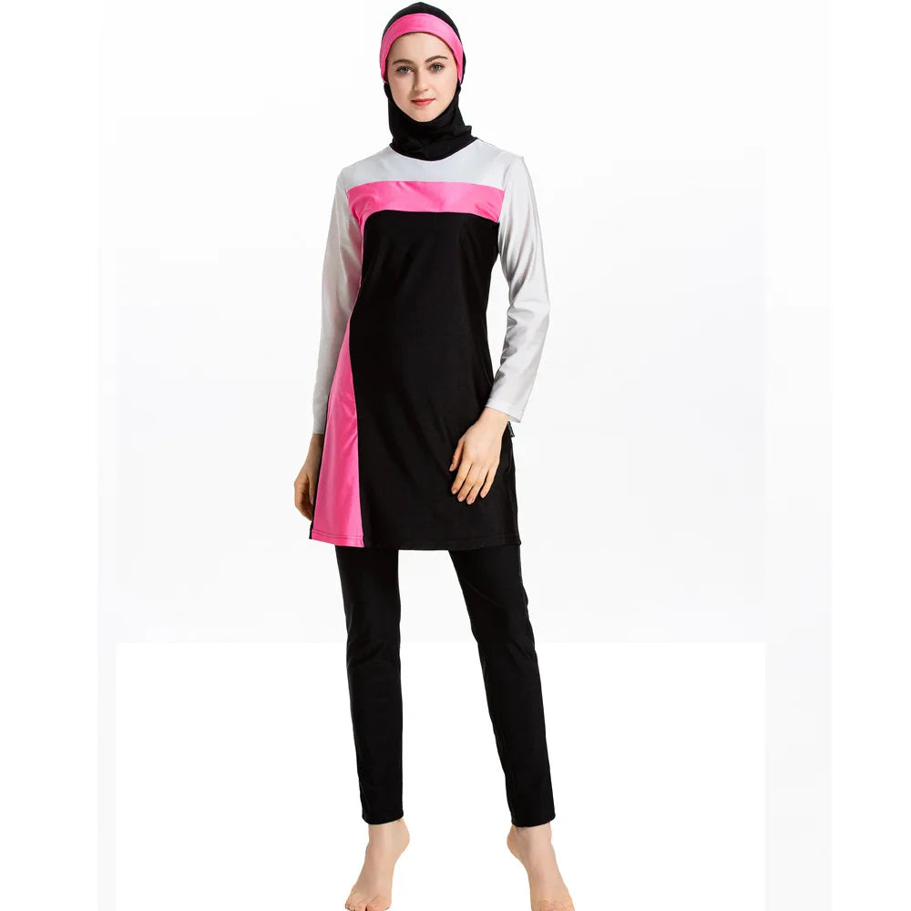 Women Muslim Swimsuit Full Cover