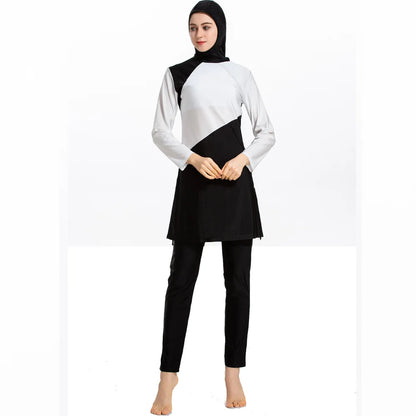 New Women Hijab Burkinis Dress Full Cover Swimwear