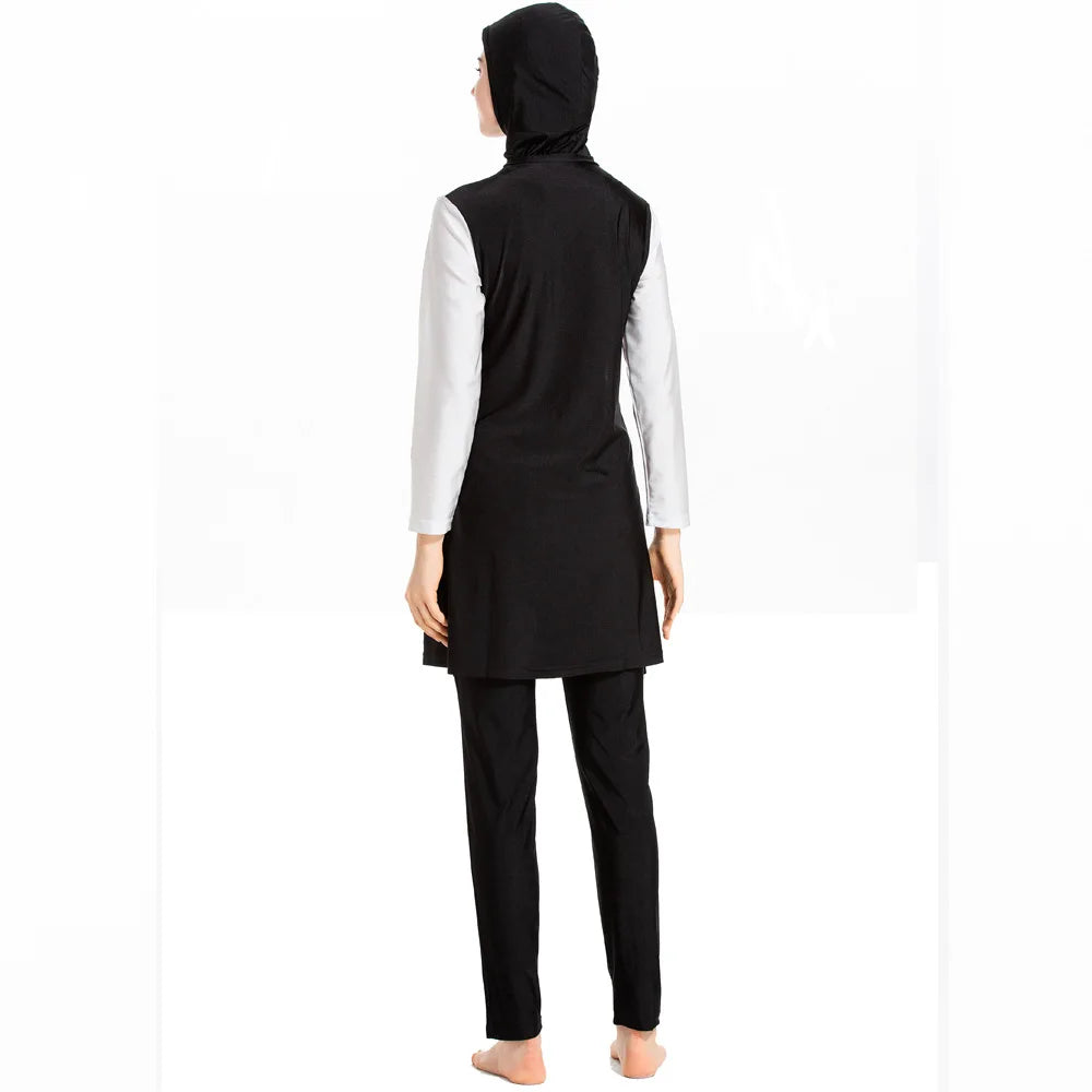 New Women Hijab Burkinis Dress Full Cover Swimwear