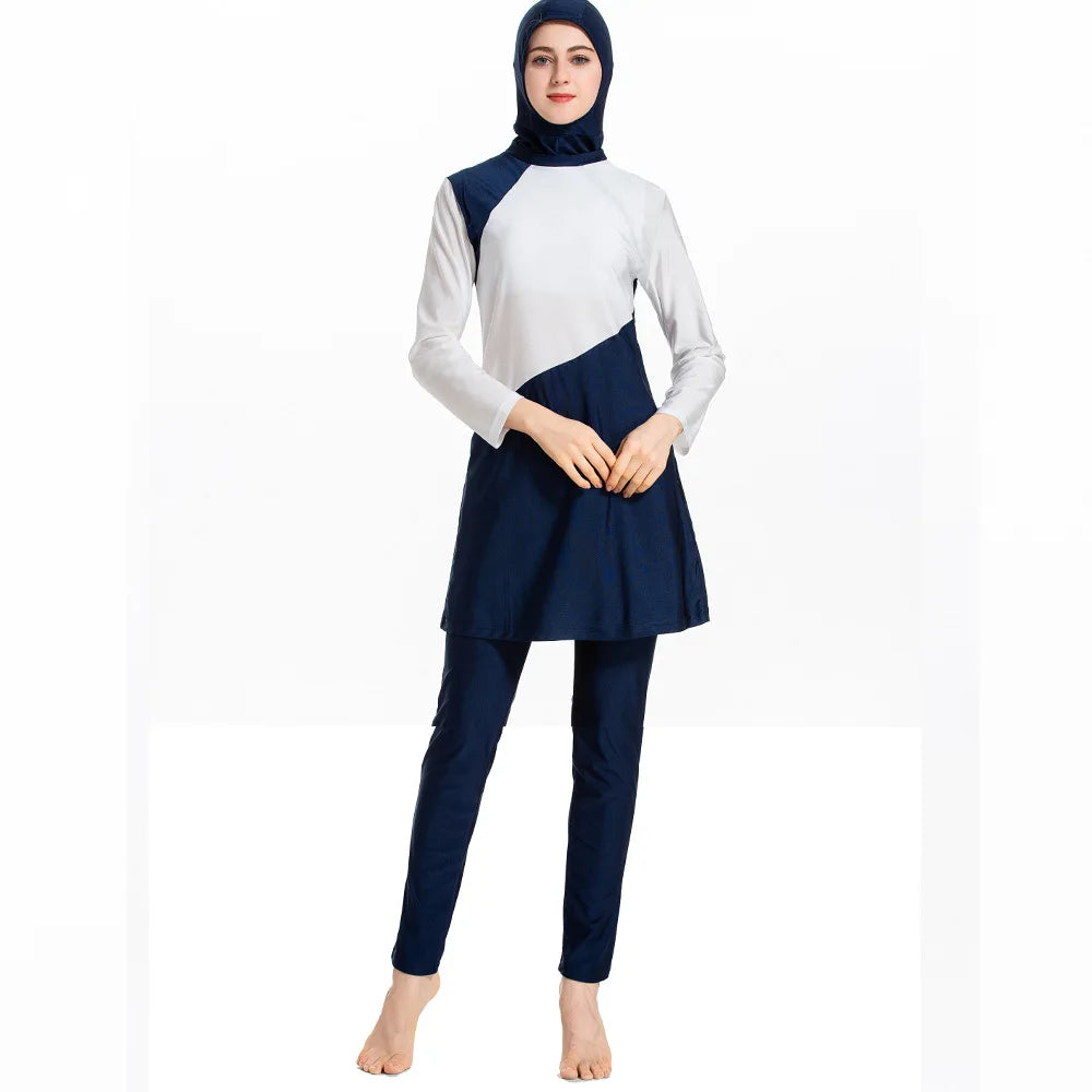 New Women Hijab Burkinis Dress Full Cover Swimwear