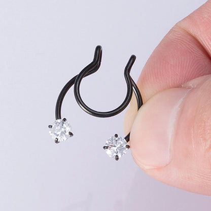 1pc Fake Nose Ring for Women Men 20G Surgical Steel Faux Piercing Jewelry