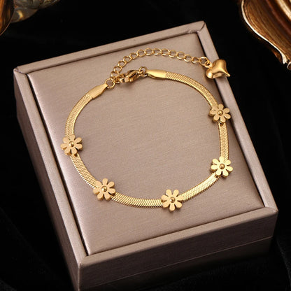 316L Stainless Steel Gold Color Bracelet