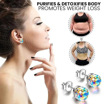 Colorful Rhinestone for Women Girls Magnetotherapy Weight Loss Slimming Jewelry