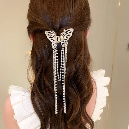 Butterfly Hair Clip With Long Tassel Hair Accessories