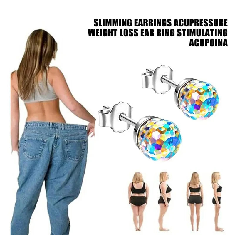 Colorful Rhinestone for Women Girls Magnetotherapy Weight Loss Slimming Jewelry