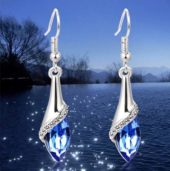 Fashion Chic Shiny Water Drop Ear