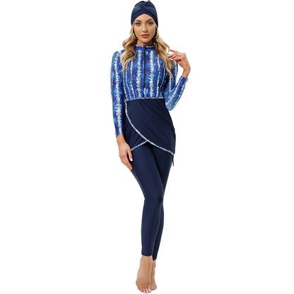 Long Sleeves  Muslimah Burkinis Hijab Wear Bathing Suit