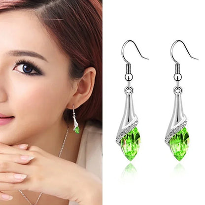 Fashion Chic Shiny Water Drop Ear