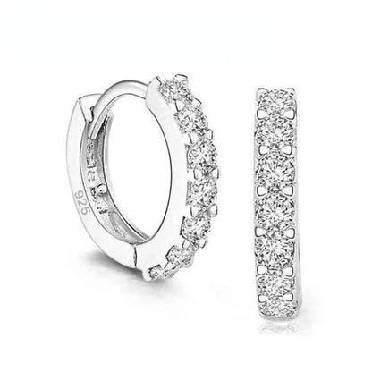 Luxury Romantic Women Jewelry 925 Sterling Silver  Earrings