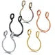 5pcs Stainless Steel Magnet Fake Nose Ring Hoop Fake Piercing Hoop Septum Rings For Women Fashion Gothic Rock Body Jewelry Gifts