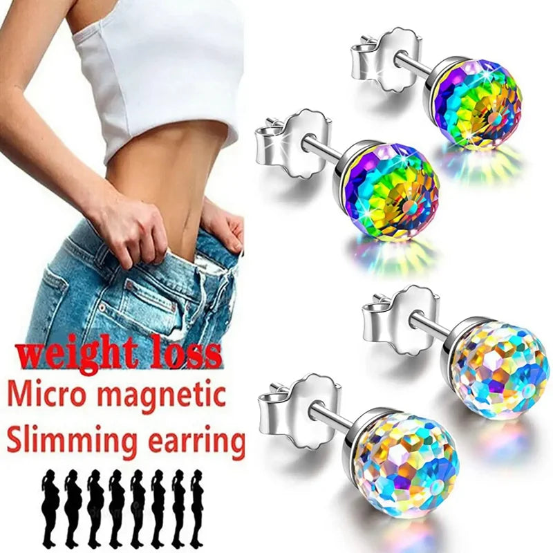 Colorful Rhinestone for Women Girls Magnetotherapy Weight Loss Slimming Jewelry