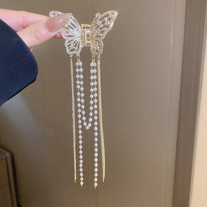 Butterfly Hair Clip With Long Tassel Hair Accessories