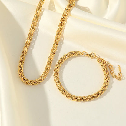 316L Stainless Steel Chains Necklaces Bracelet