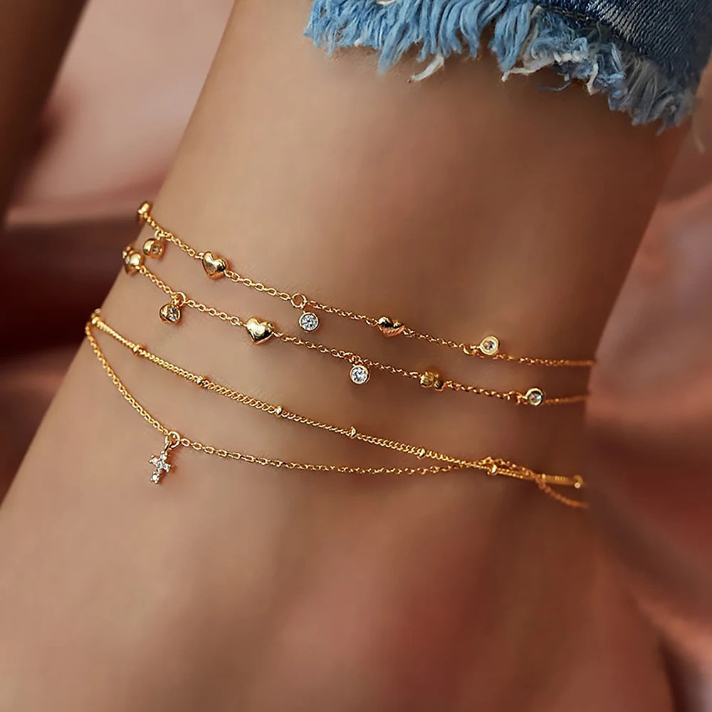 Chain Anklets for Women Foot