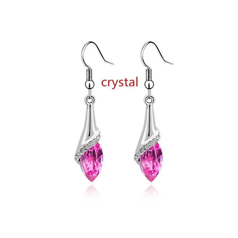 Fashion Chic Shiny Water Drop Ear