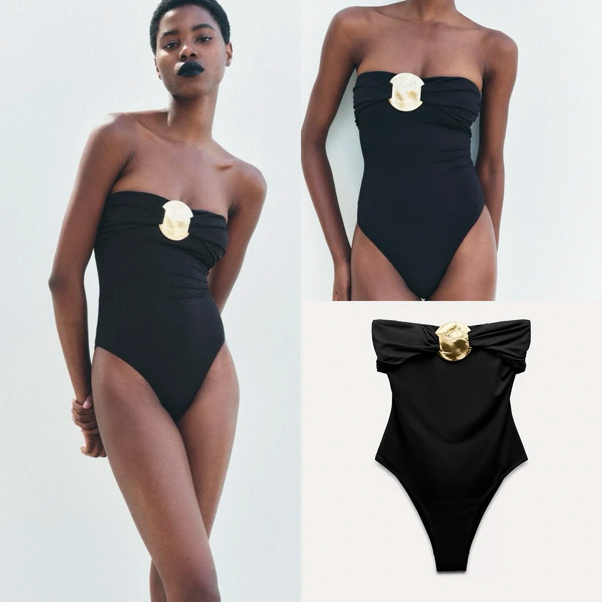 One Piece Swimsuit Female Swimwear