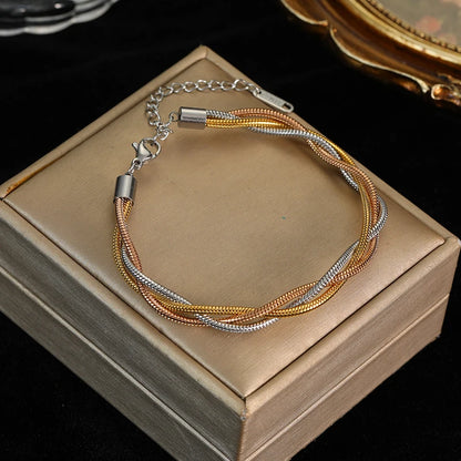 316L Stainless Steel Gold Color Bracelet