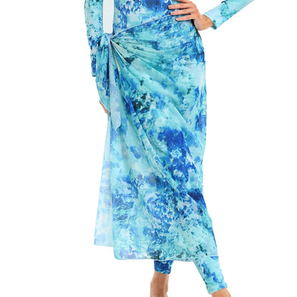 Muslim modest Long Sleeve Burkini swimwear for women