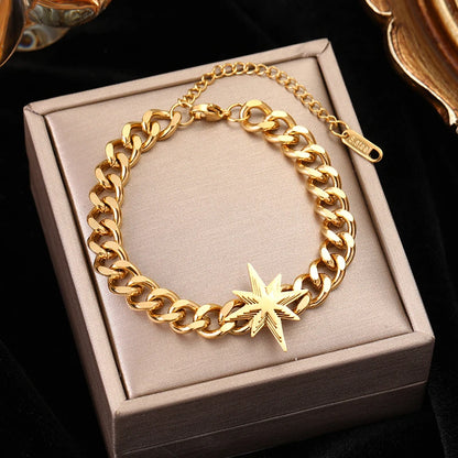 316L Stainless Steel Gold Color Bracelet