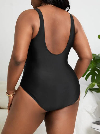 2025 Sexy Patchwork Plus Size Swimwear Curvy Brazilian Chubby Bathing Suit