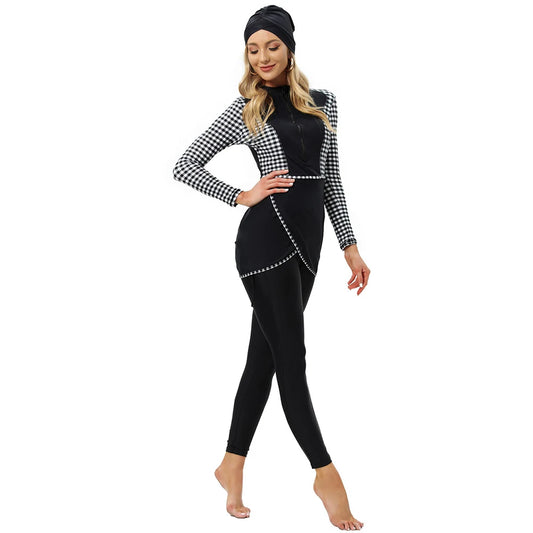 Long Sleeves  Muslimah Burkinis Hijab Wear Bathing Suit