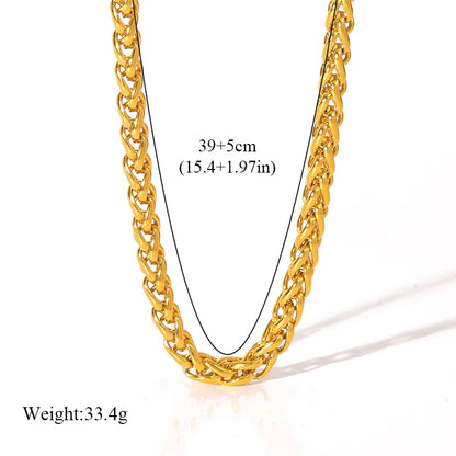 316L Stainless Steel Chains Necklaces Bracelet